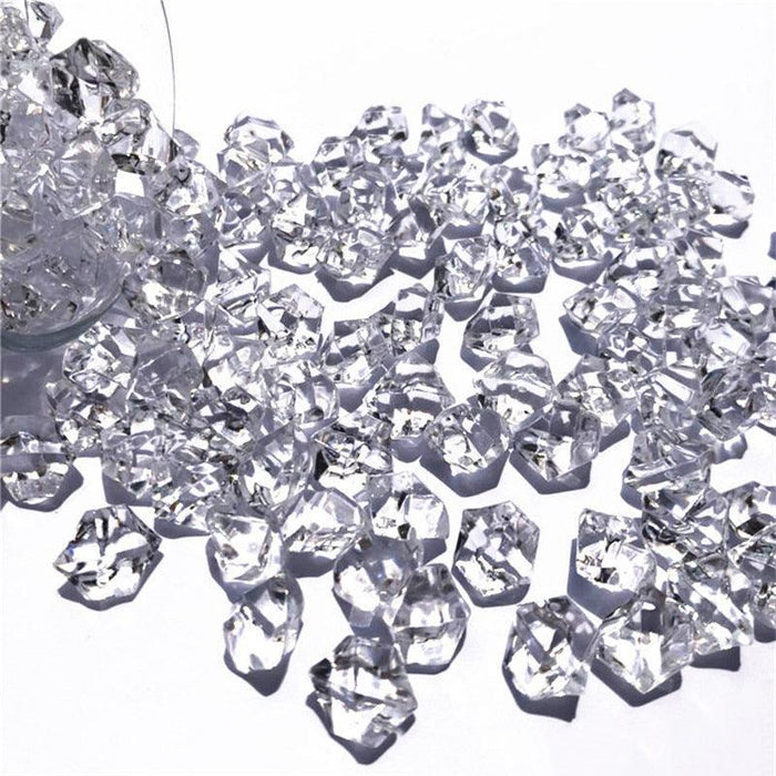 Vibrant 150-Piece Acrylic Crystal Gemstones Set for Creative Home Decor and Craft Projects