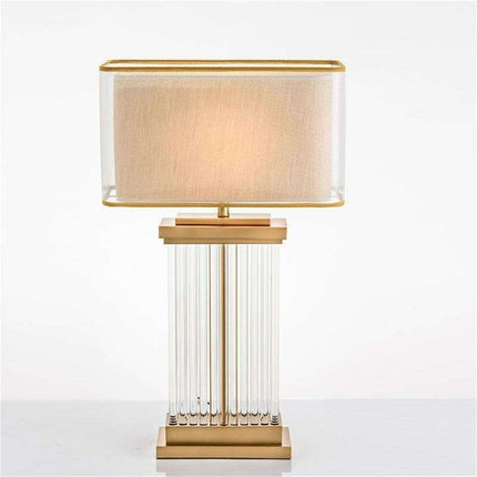 Scandinavian Chic: Contemporary LED Rectangular Table Lamp for Stylish Home Illumination