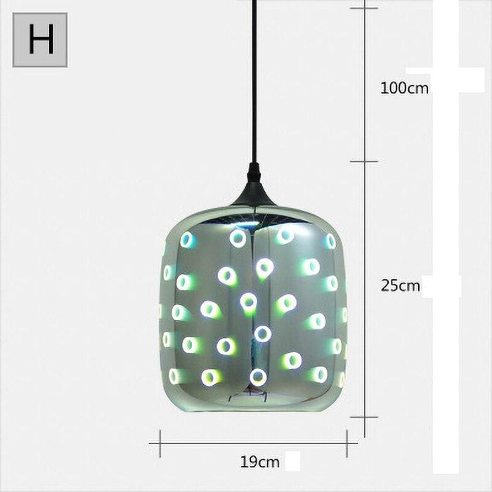 Starry Sky Celestial Glass Pendant Lights