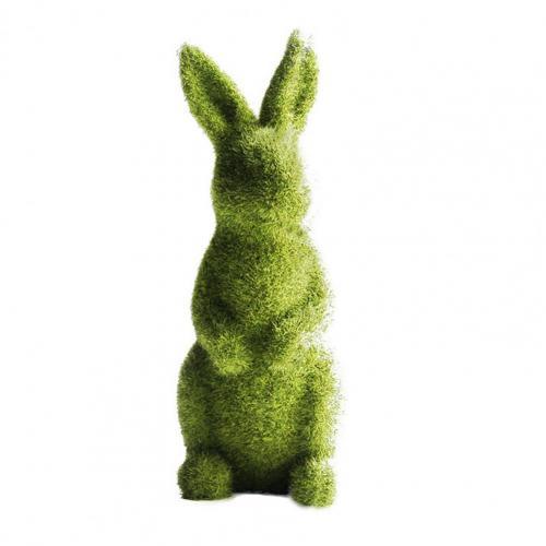 Enchanting Easter Bunny Resin Garden Sculpture - Charming Outdoor Decoration