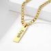 Personalized 18K Gold-Plated Stainless Steel Name Bangle Bracelet