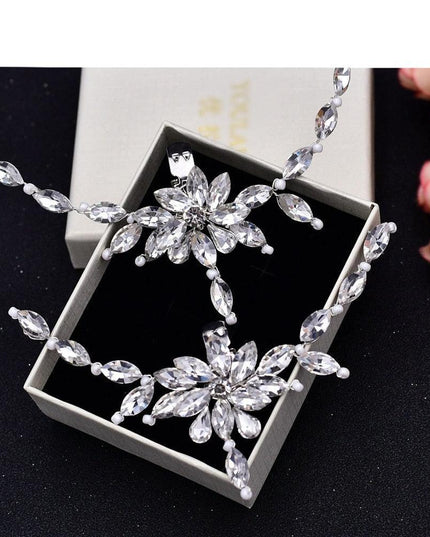Bridal Rhinestone Footwear Clips - Luxurious Wedding Accessories for Elegant Shoes