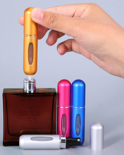 5ml Luxury Travel Perfume Atomizer: Stylish Aluminum Fragrance Sprayer for Sophisticated Journeys