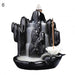 Serene Waterfall Ceramic Incense Burner with Smoke Cascade Design