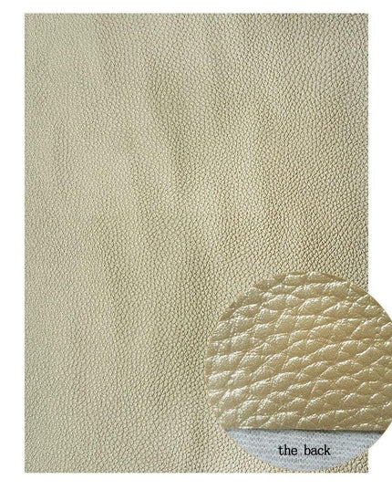 Artisanal Luxe Litchi Faux Leather Crafting Essential