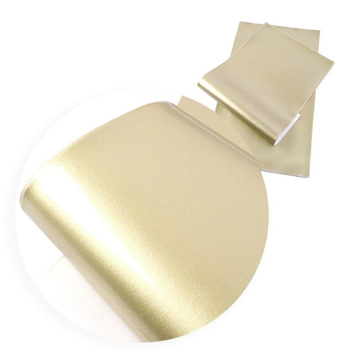 Pearlescent Faux Leather Crafting Material for DIY Projects