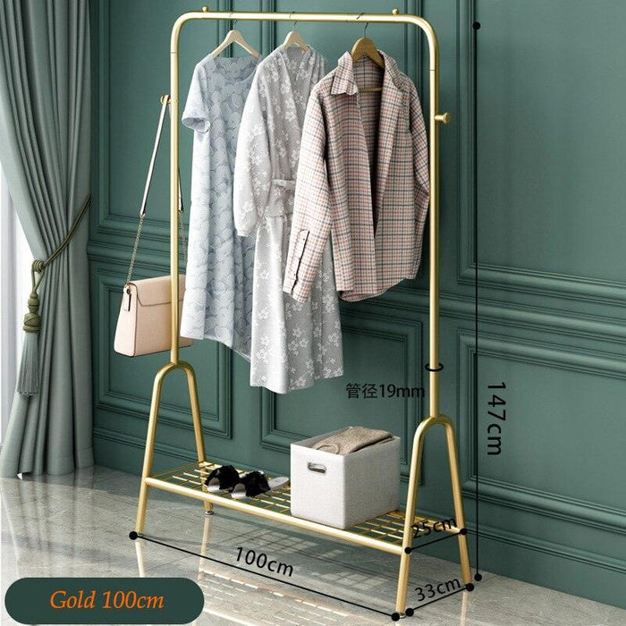 Space-Saving Clothes Organizer with Balcony Drying Option & Stylish Rack - Efficiently Organize, Dry, and Display Clothes with Elegance