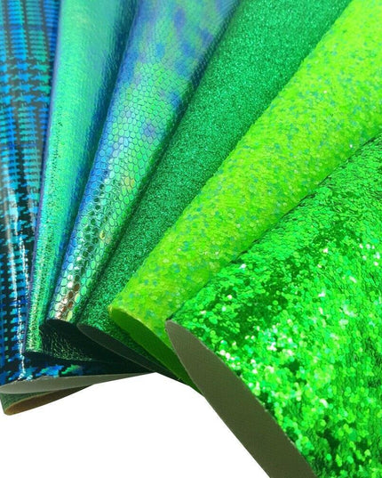Vibrant Green Faux Leather Craft Sheets: Your Ultimate Creative Toolkit for Imaginative Projects