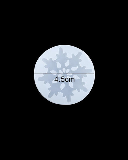 Charming Snowflake DIY Craft Set for Unique Christmas Jewelry and Ornaments