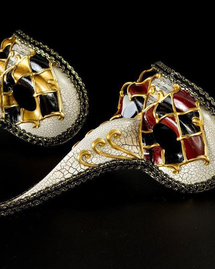 Elegant Venetian Masquerade Facade - Essential Accessory for Memorable Occasions