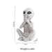 Extraterrestrial Joy: Whimsical Alien Figurine Garden Set