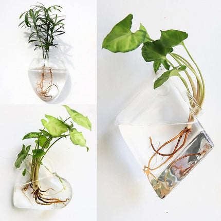 Nordic-Inspired Elegant Glass Hanging Vase for Stylish Home Accents