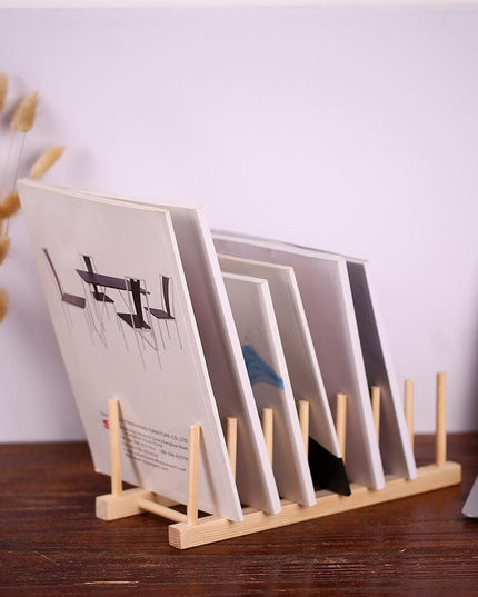 Elegant Wooden Desk Organizer for Sophisticated Workspace Solutions
