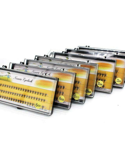 Essential 10D Synthetic Mink Eyelash Cluster Set - 60 Bundles for Captivating Eyes