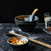Japanese Dining Elegance: Classic Ceramic Dinnerware Set with Frosted Finish