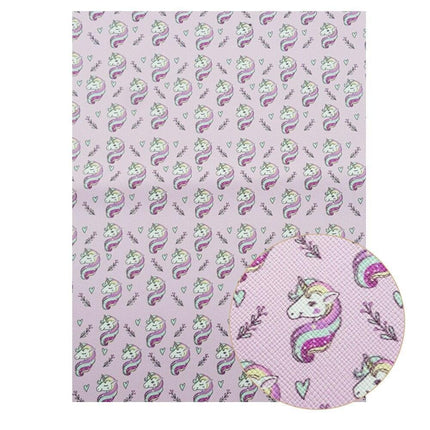 Magical Unicorn and Flamingo Leather Crafting Set