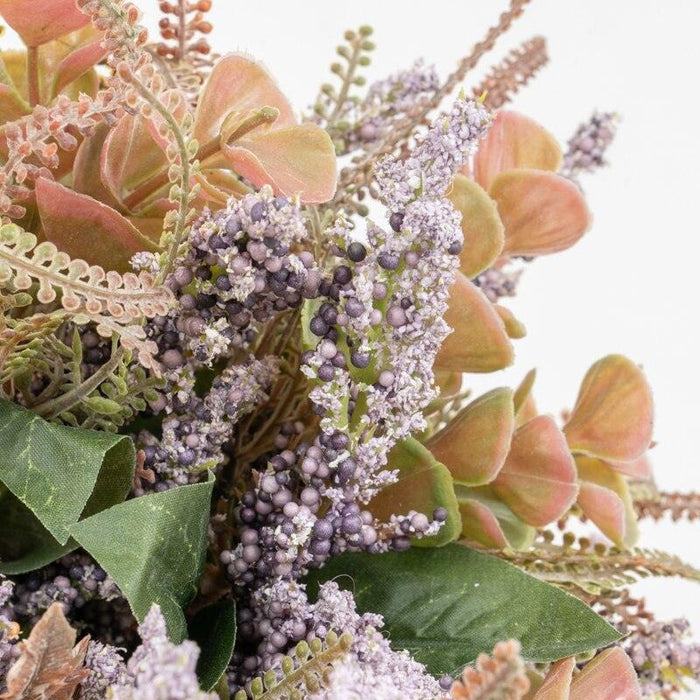 Lavender Dreams: Exquisite Foam Flower Bouquet for Elegant Home Styling