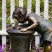 Charming Vintage Children’s Resin Fountain Sculpture for Outdoor Delight