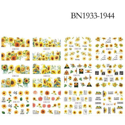 Winter Wonderland Russian Nail Art Decals