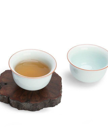 Handcrafted Elegance: Premium White Jade Porcelain Teacups for the Ultimate Tea Experience