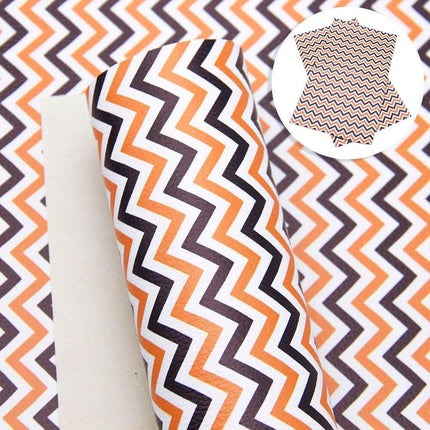 Chic Polka Dot Faux Leather Crafting Fabric