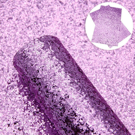 Glamorous Chunky Glitter Faux Leather Sheets - Ultimate DIY Crafting Material