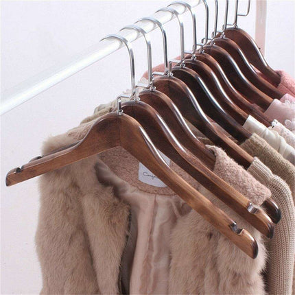 Luxury Wooden Hangers for a Chic and Organized Closet