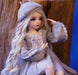 Elegant 60cm Bespoke BJD Doll with Silver Hair