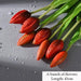 Luxurious Tulip Blossoms: Set of 5 Artificial Flowers for Elegant Home Decor
