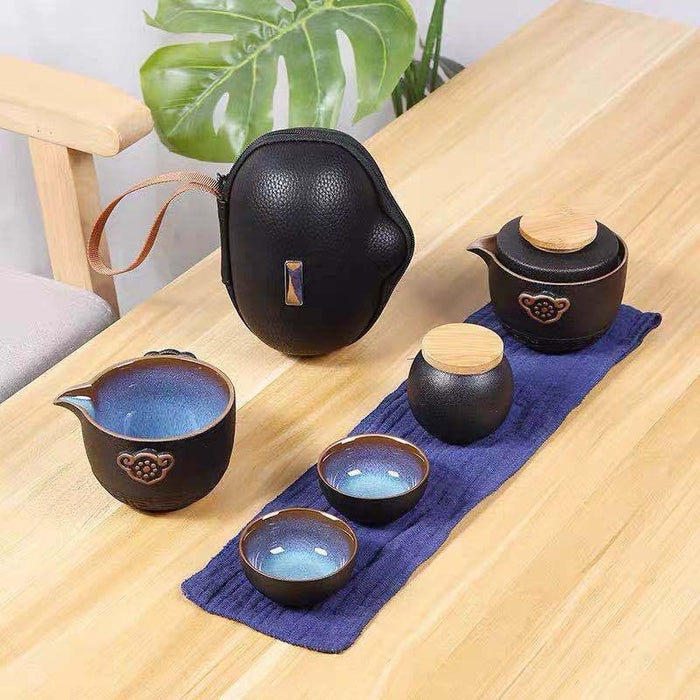 Elegant Zen Tea Ceremony Tea Set - Ideal for Tea Aficionados