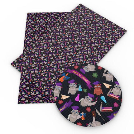 Dinosaur Dreams Faux Leather Fabric for Creative Projects