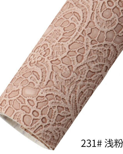 Luxurious Textured Faux Leather Craft Sheet - Premium Vinyl for DIY Creations