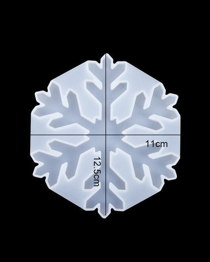 Charming Snowflake DIY Craft Set for Unique Christmas Jewelry and Ornaments