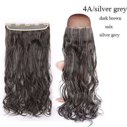 LuxeLocks 24" Curly Vibrant Synthetic Hair Extension - Effortless Glamour and Versatile Styling