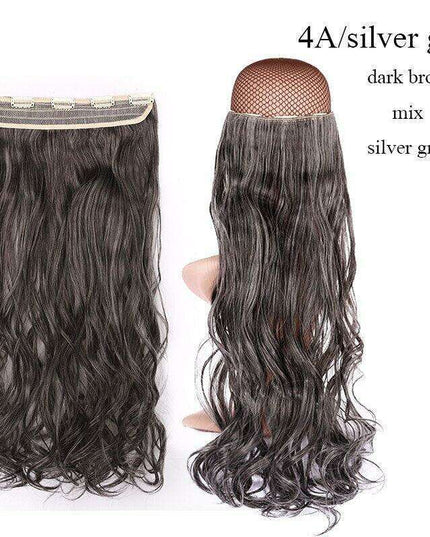 LuxeLocks 24" Curly Vibrant Synthetic Hair Extension - Effortless Glamour and Versatile Styling