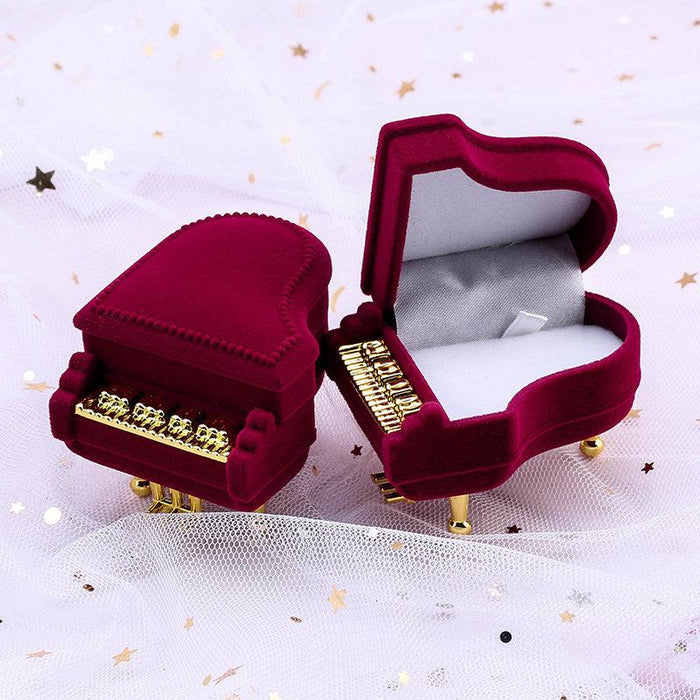 One Piece Velvet Jewelry Box Gift Box Container Wedding Ring Box Ring Case Earrings Holder For Jewelry Display&amp; Jewelry Package - Très Elite