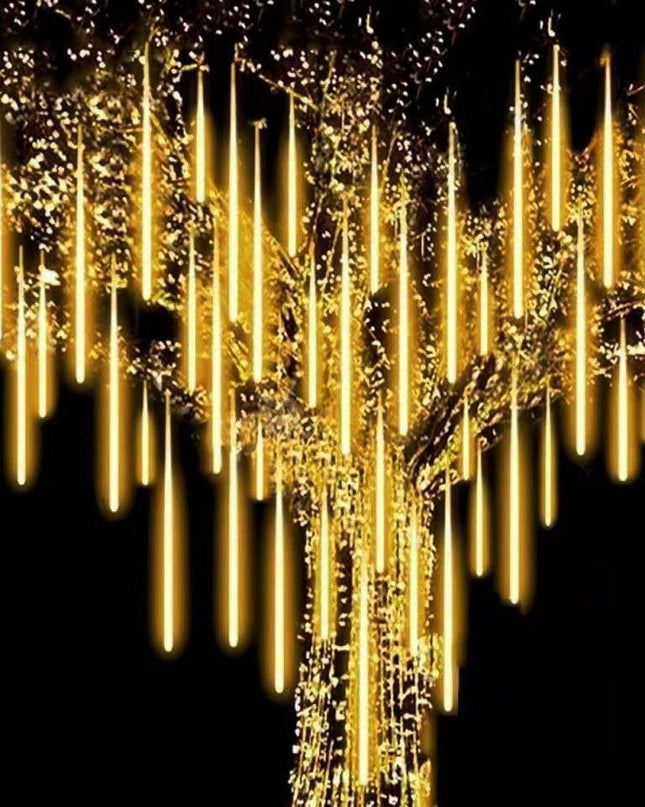Magical Meteor Shower LED String Lights - Dazzling Outdoor Display