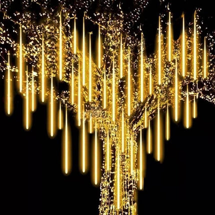 Enchanting Meteor Shower LED Rain Lights - Stunning Outdoor Holiday Illumination