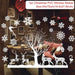 Festive Holiday Celebration Sticker Set: Christmas & New Year Wall and Window Decor