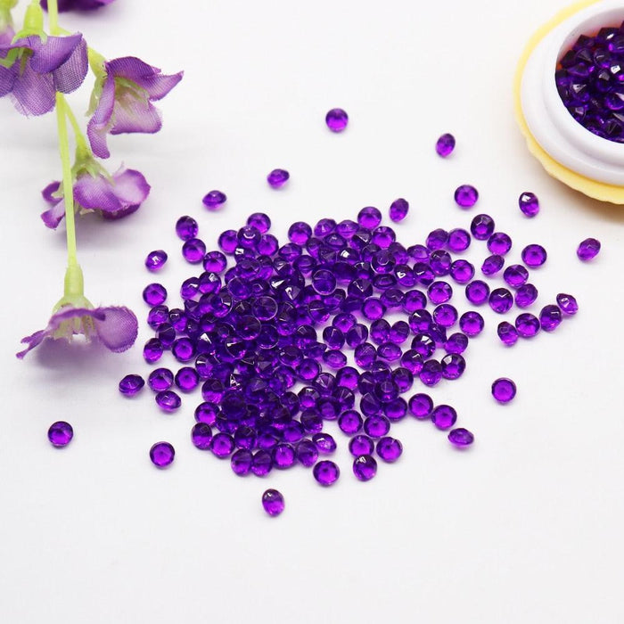 Sparkling Clear Acrylic Diamond Confetti Set - Perfect for Elegant Event Decor