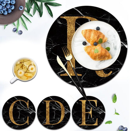 Personalized Monogram Coasters for Sophisticated Table Settings