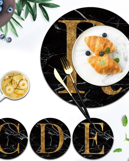 Personalized Monogram Coasters for Sophisticated Table Settings