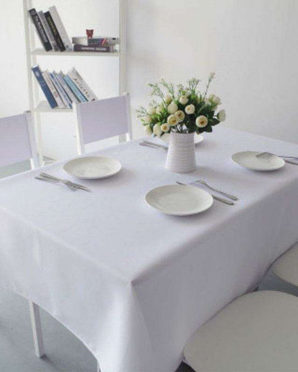 Sophisticated Adjustable White Table Cover for Every Event