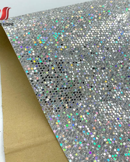 Dazzling Diamond Glitter Self-Adhesive Fabric - Elevate Your DIY Creations