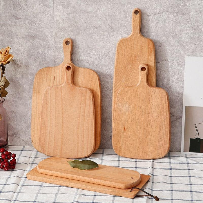 Rustic Charm Collection: Premium Wooden Cutting Board Set for Elegant Food Presentation