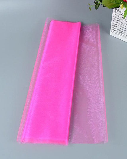 Glistening Elegance Crystal Organza Tulle Ribbon Roll