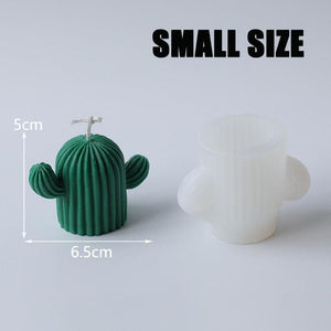Cute Cactus Silicone Candle Molds for Handmade Scented Candle Plaster Soap Injection Mould Home Decoration Crafts Making Tools-0-Très Elite-SMALL Cactus-Très Elite