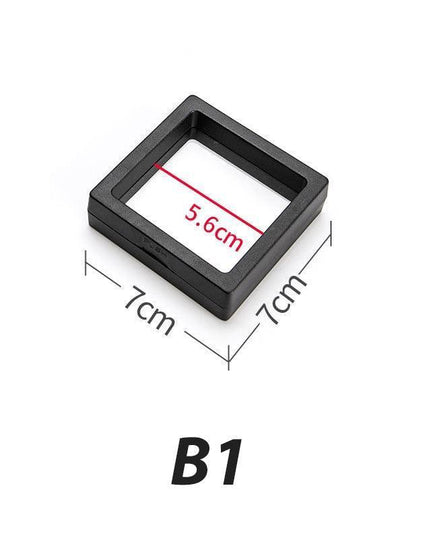 Stylish Transparent Jewelry Organizer Box with Dust-Proof Lid