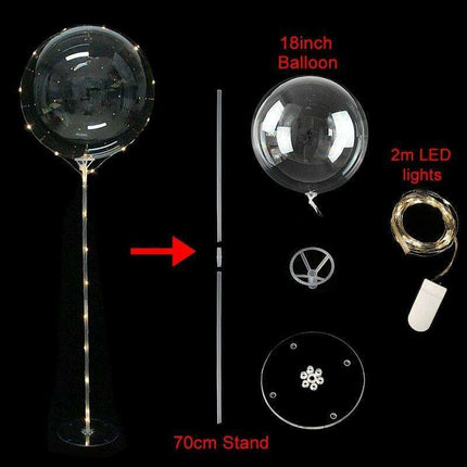 Illuminated Bobo Balloon Wonderland Display for Enchanting Celebrations