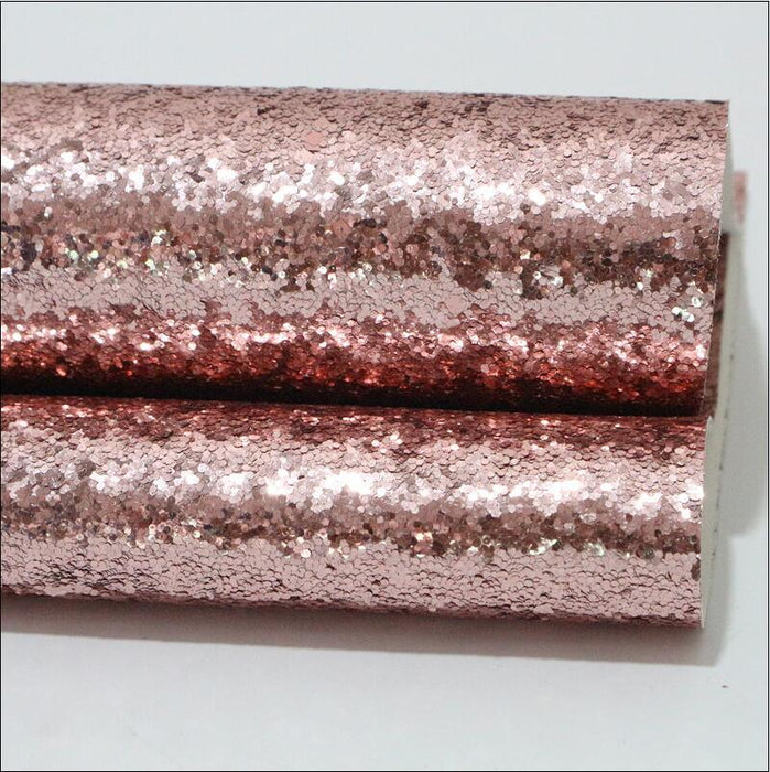 Chunky Glitter Synthetic Leather Crafting Sheet - Versatile Material for Handmade Designs